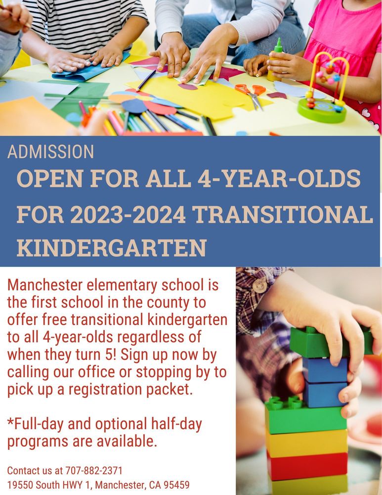 Transitional kindergarten open